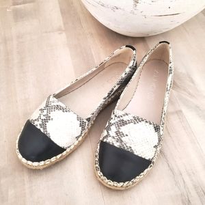 BRAND NEW ALDO Black and white comfy Espadrilles